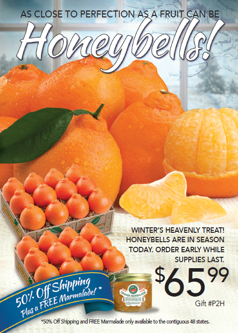 Honeybells - 2 Gift Trays: Postcard Offer